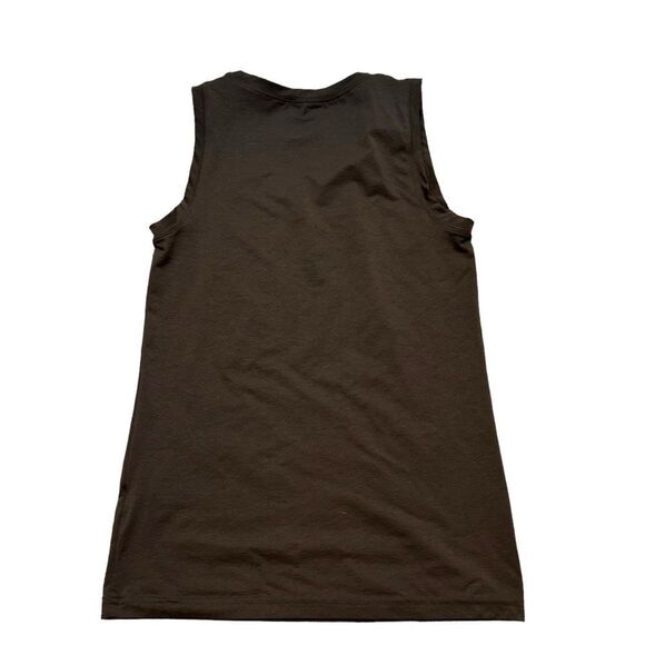 Ladies Banana Republic Brand Brown Scoop Neck Tank Top Size Small - Picture 3 of 8